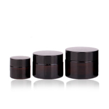 10g 30g 50g 110g 210g unique eco friendly amber glass cosmetic containers set